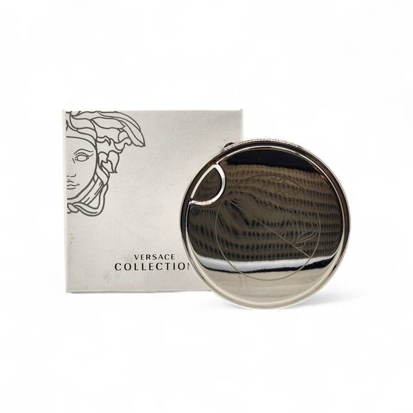 Versace Collection Shoe Care Kit with Brush Polish Cloth & Case Unisex - NIB - Picture 2 of 4